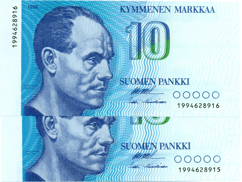 10 Markkaa 1986 199462891X